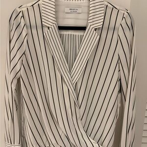 Bailey 44 Monochrome Striped Top
